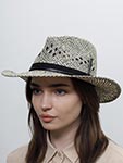 Шляпа BAILEY арт. 60005BH TELFAR (бежевый / черный)